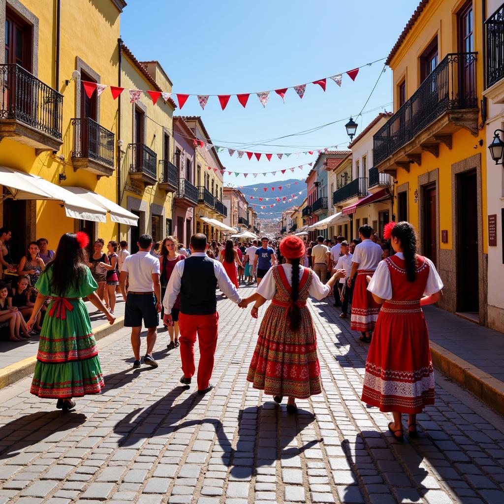 Experiencing a local festival in San Vicente