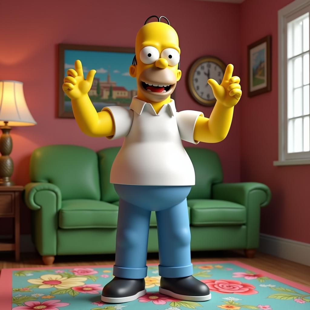 Homer Simpson 3D Model