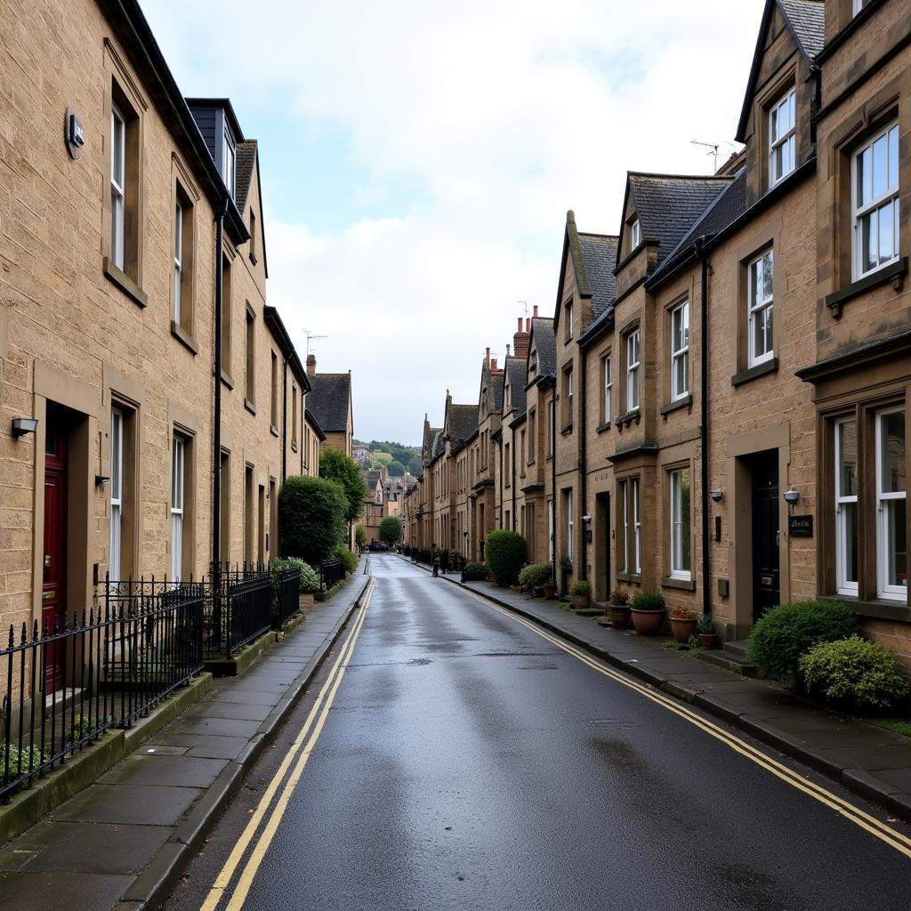 Charming historic street in Dalkeith with homes for sale