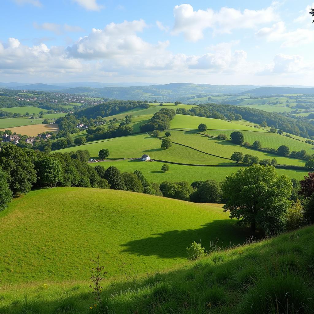 Idyllic Countryside Views near Whitchurch