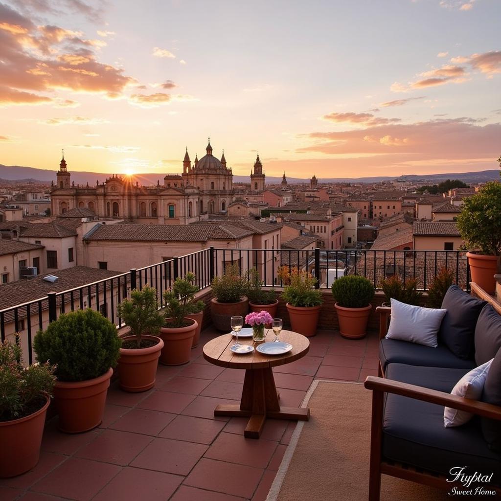 Stunning Salamanca City View from Hostal Sweet Home Salamanca