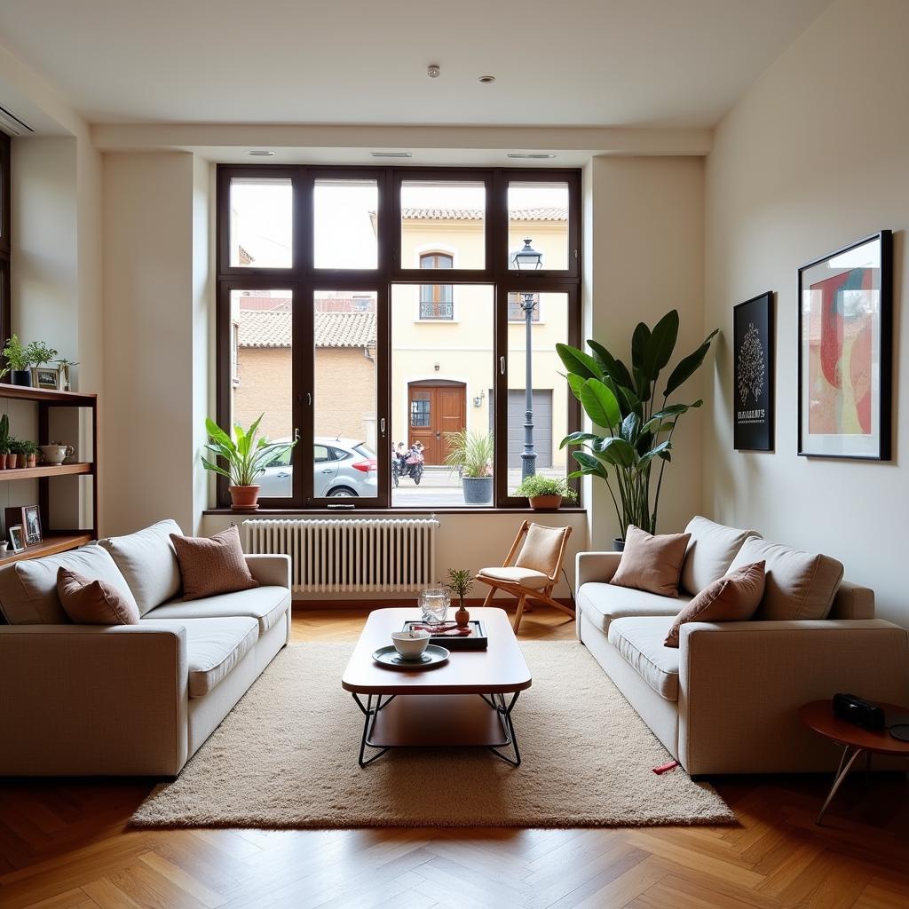 Spacious living room at Jerry's Home Valencia