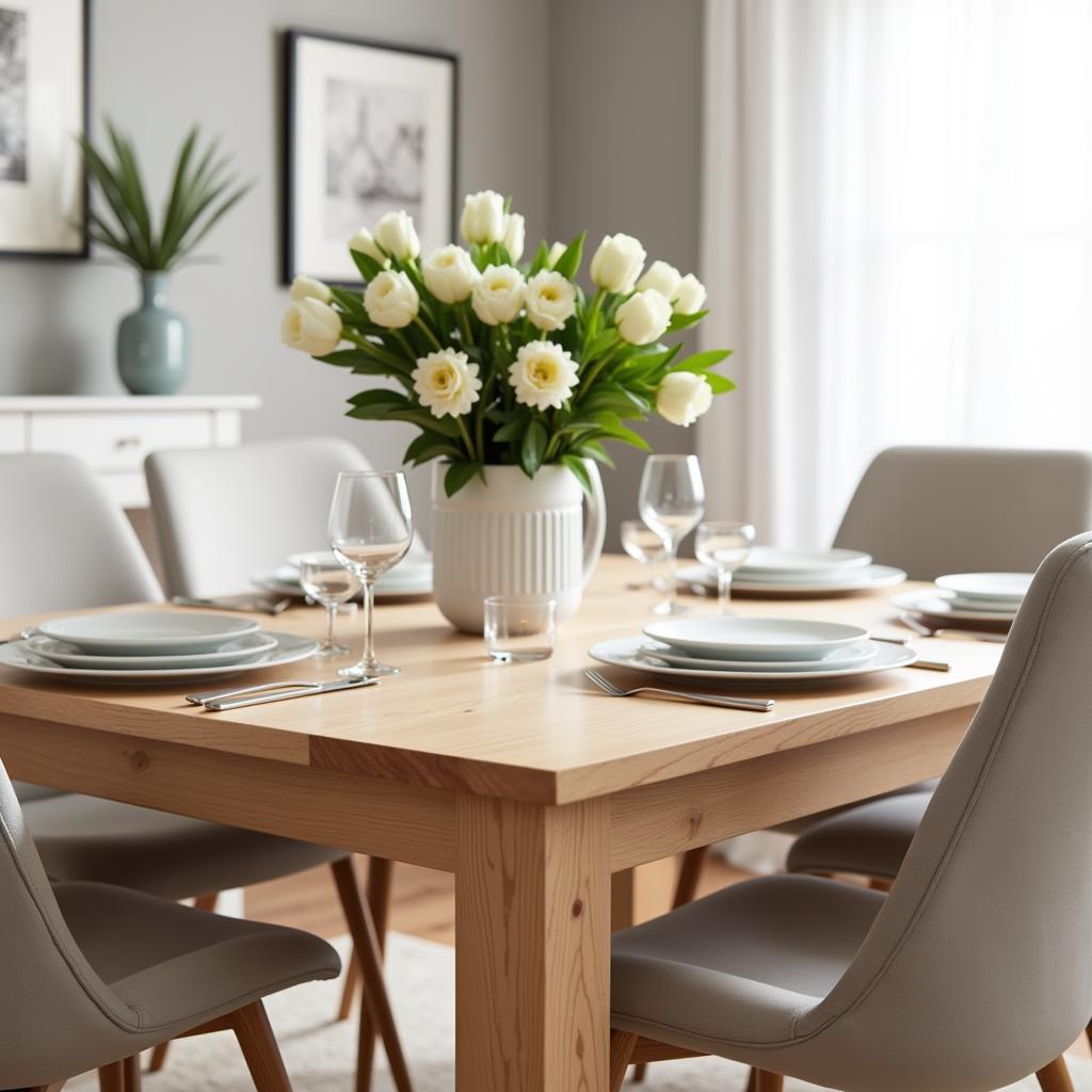 Stylish dining set at Kave Home