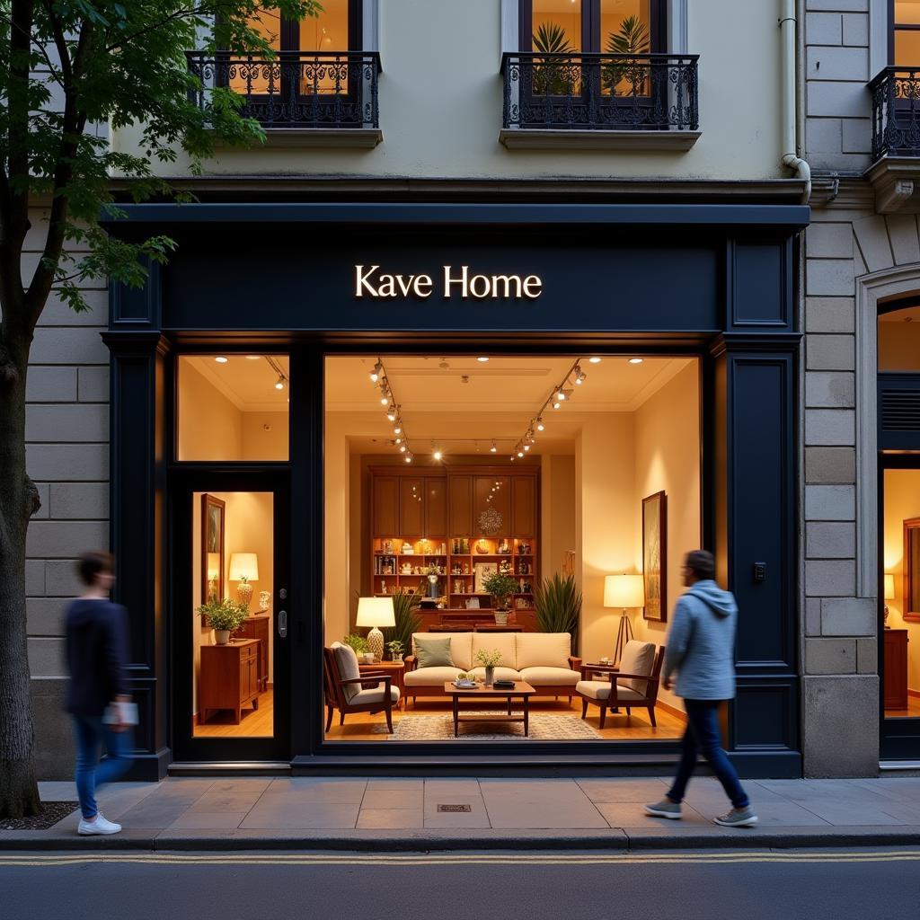 Kave Home Storefront in Madrid