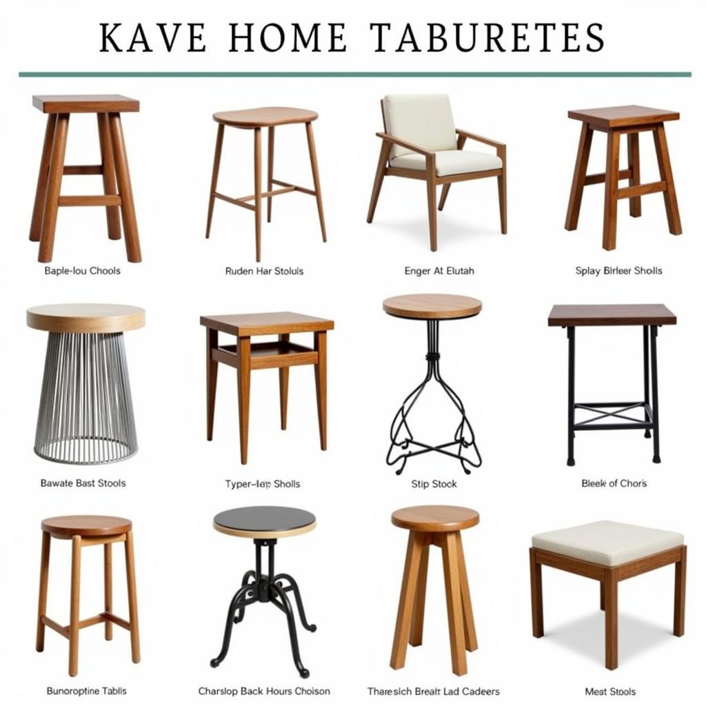 A Collection of Kave Home Taburetes