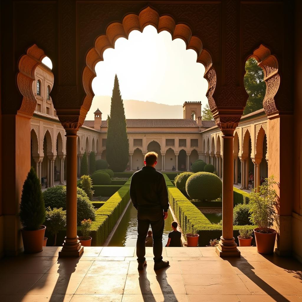 Kevin McCallister at the Alhambra, Granada