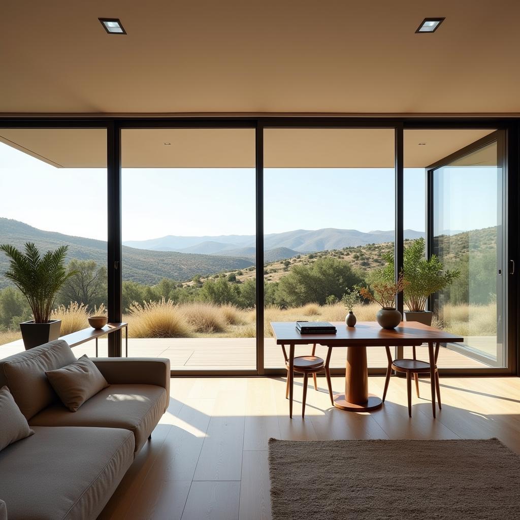 Modern kit home studio nestled in the Spanish countryside