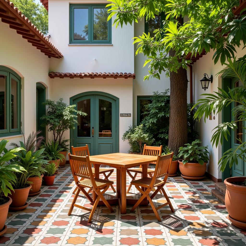 Traditional Spanish Courtyard