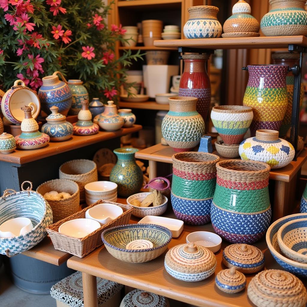 A selection of unique gifts at La Tienda Home in Valencia