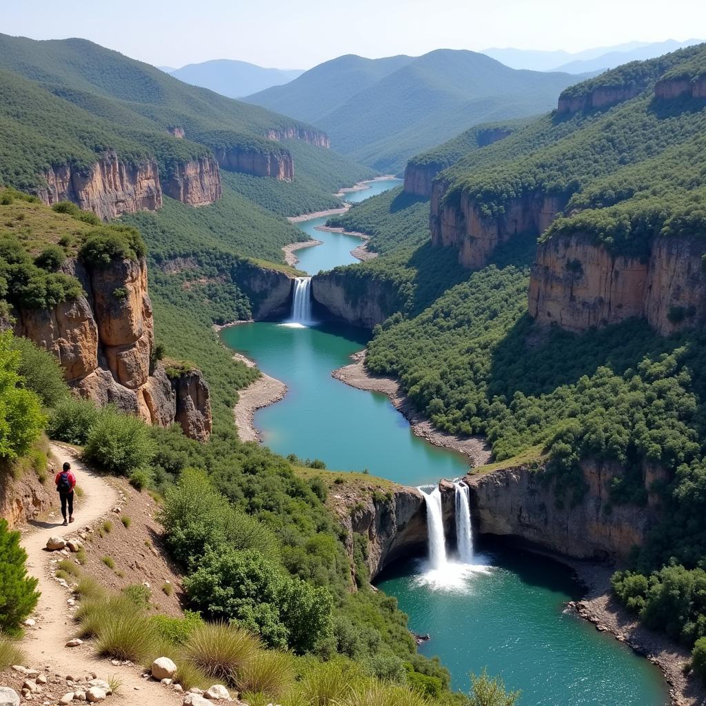 The breathtaking Lagunas de Ruidera near Albacete