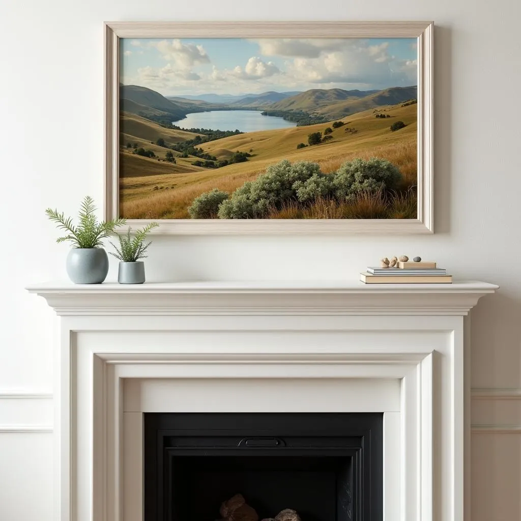 Serene Landscape Mantel Cuadros from Zara Home