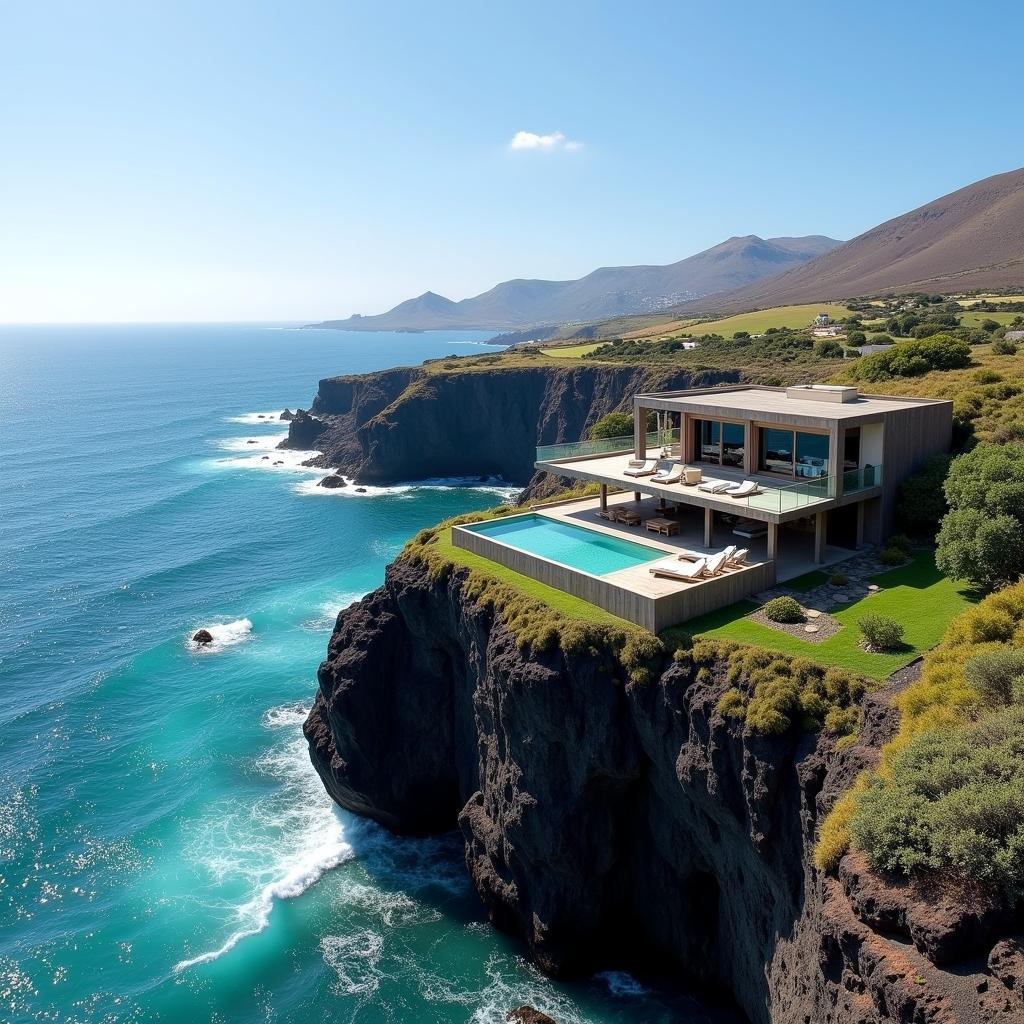 Modern Villa Overlooking the Atlantic Ocean