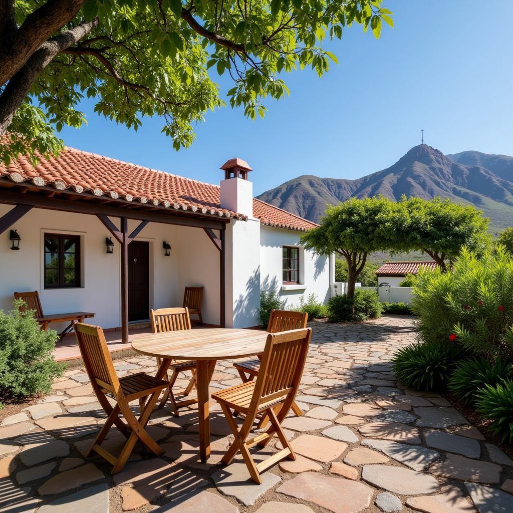 Traditional Lanzarote Finca with Volcanic View