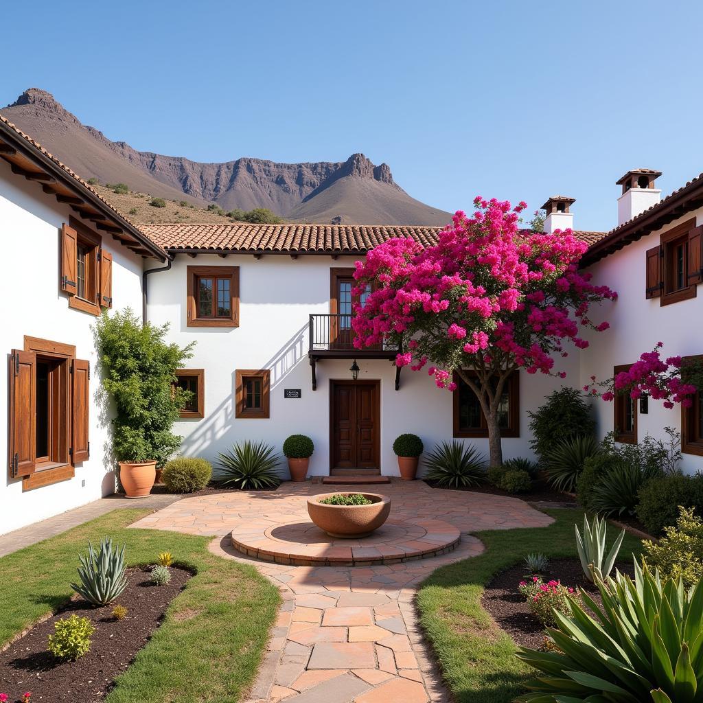 Charming Canarian Finca with Volcanic Views