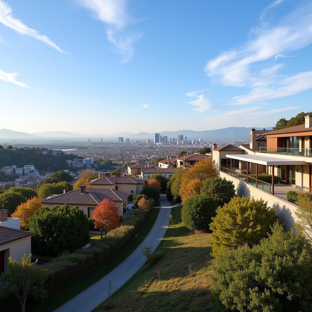 Panoramic view of Las Rozas