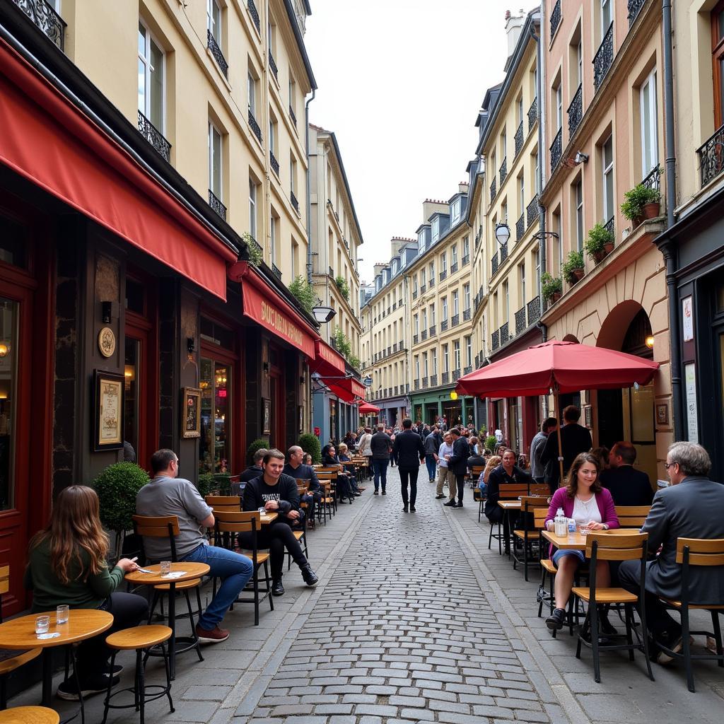 Charming Street Scene in Le Marais