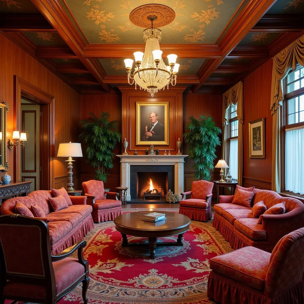 Liberace Mansion Living Room