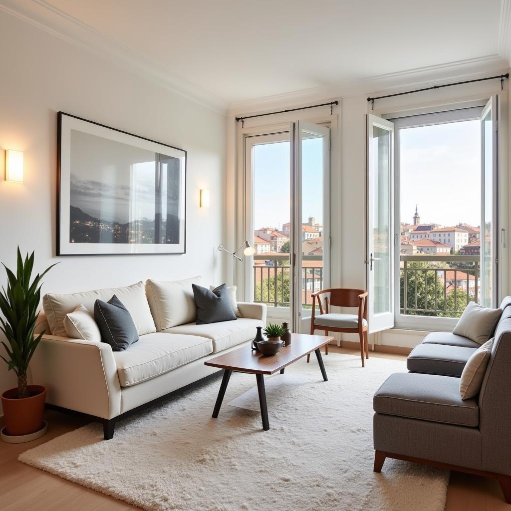 Modern and stylish Lisbon suite interior