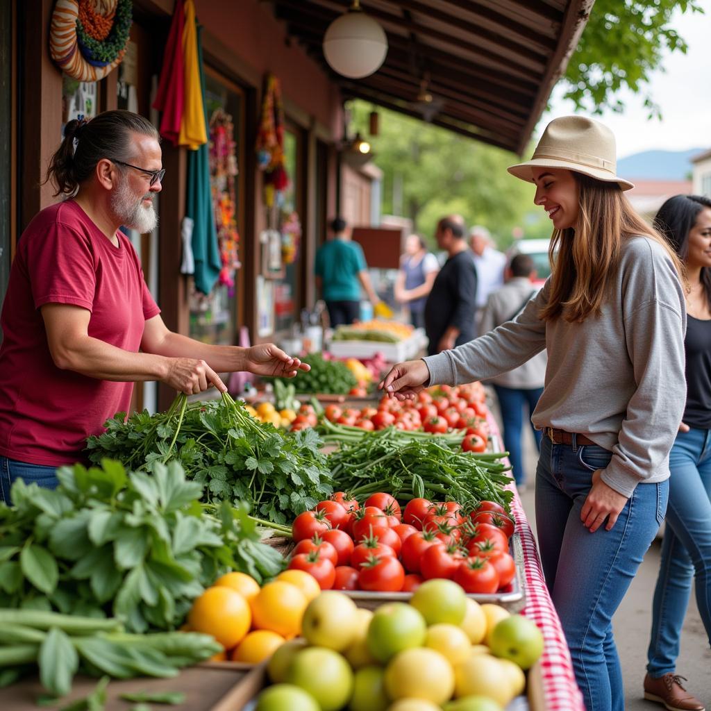 Local Market near Camping Estella