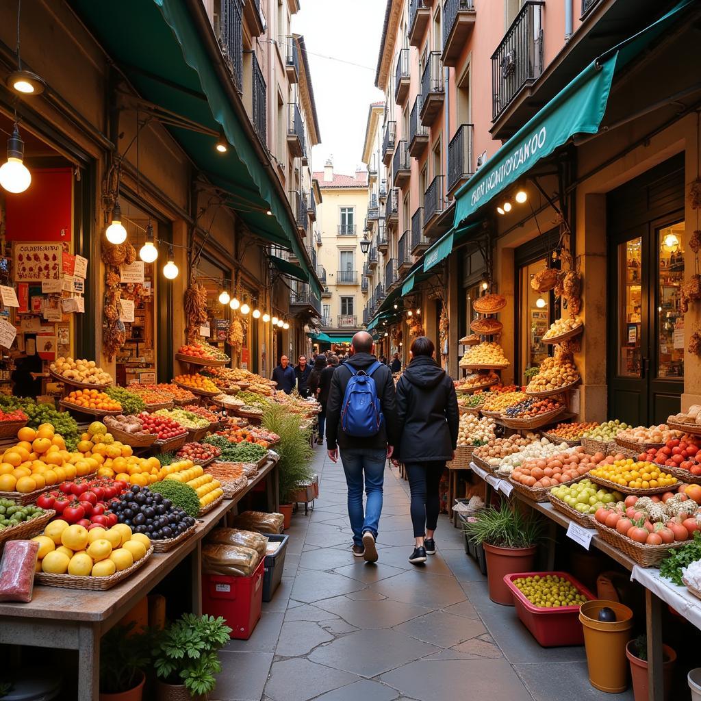 Exploring a Local Market in Valencia