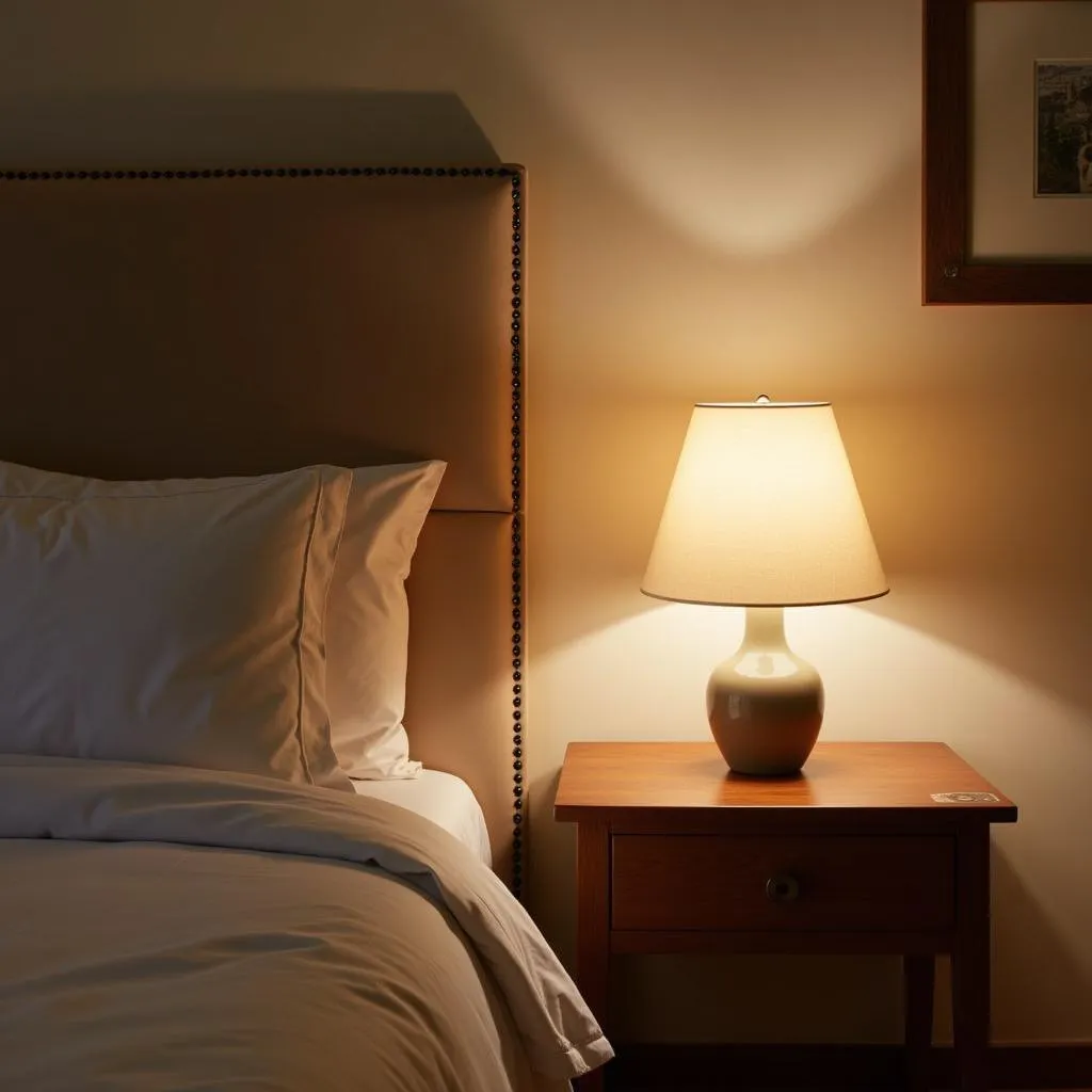 Lola Home Lamp as a Bedside Lamp