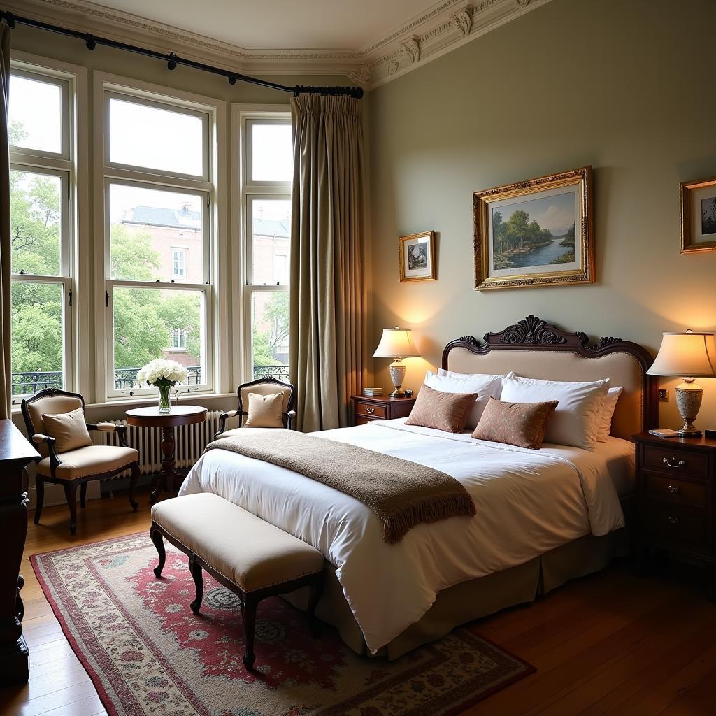 Elegant Bedroom in a London Home House Hotel