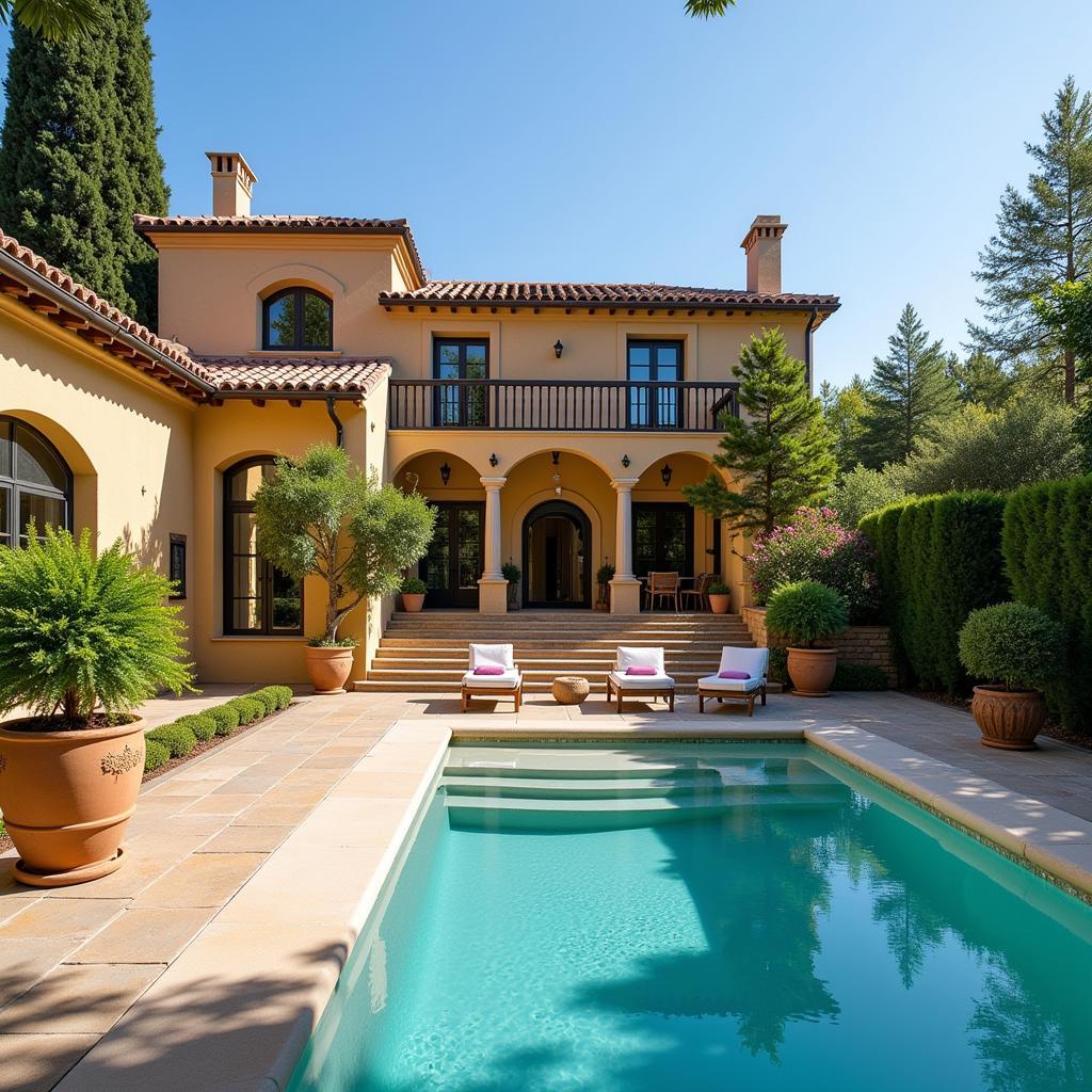 Luxurious Spanish Villa with Private Pool and Garden