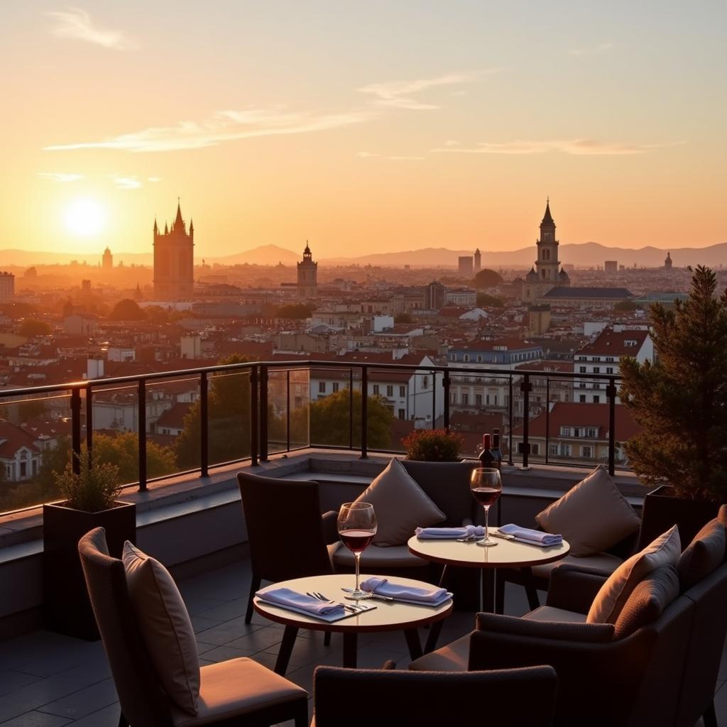 Madrid Rooftop View