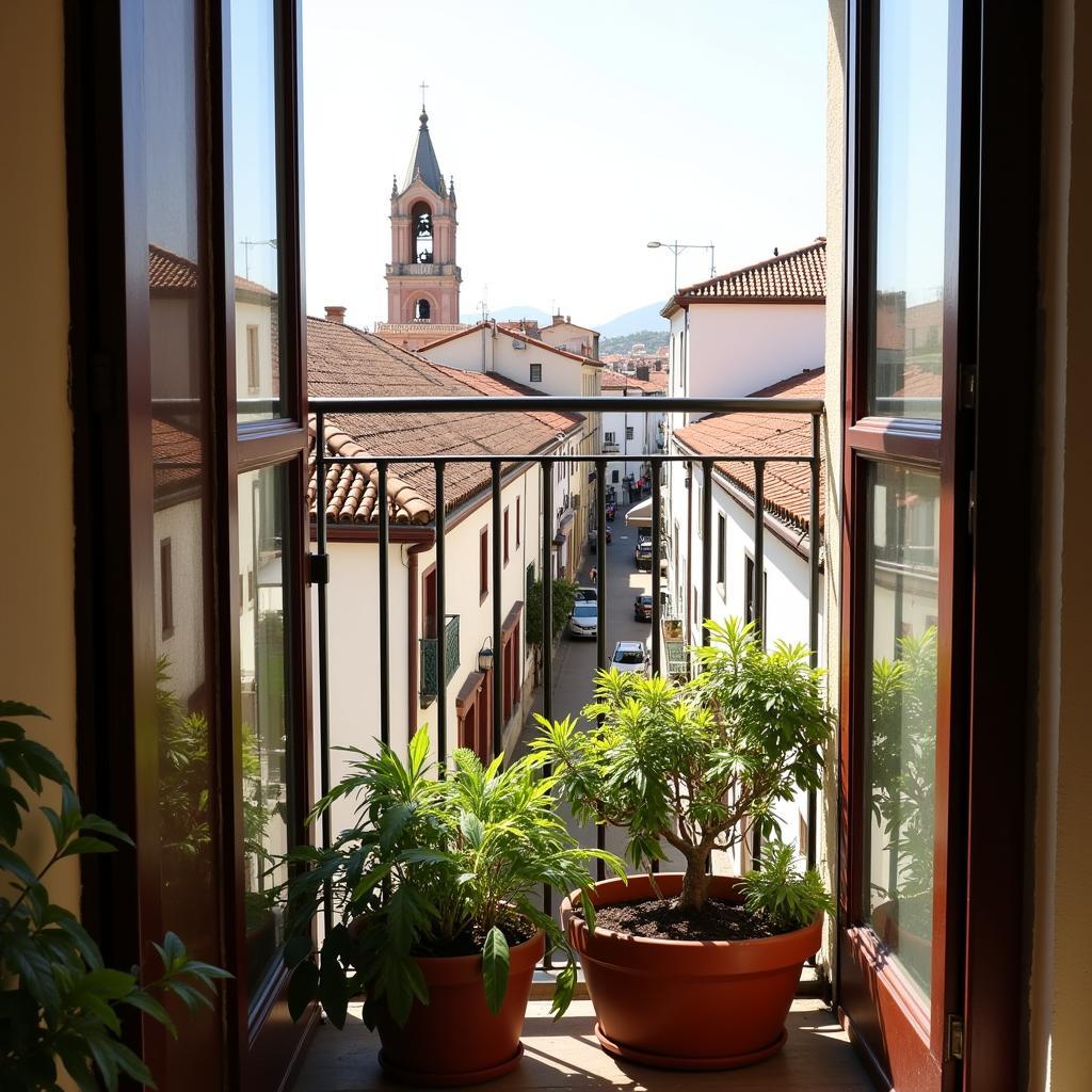 Balcony with City View in Málaga