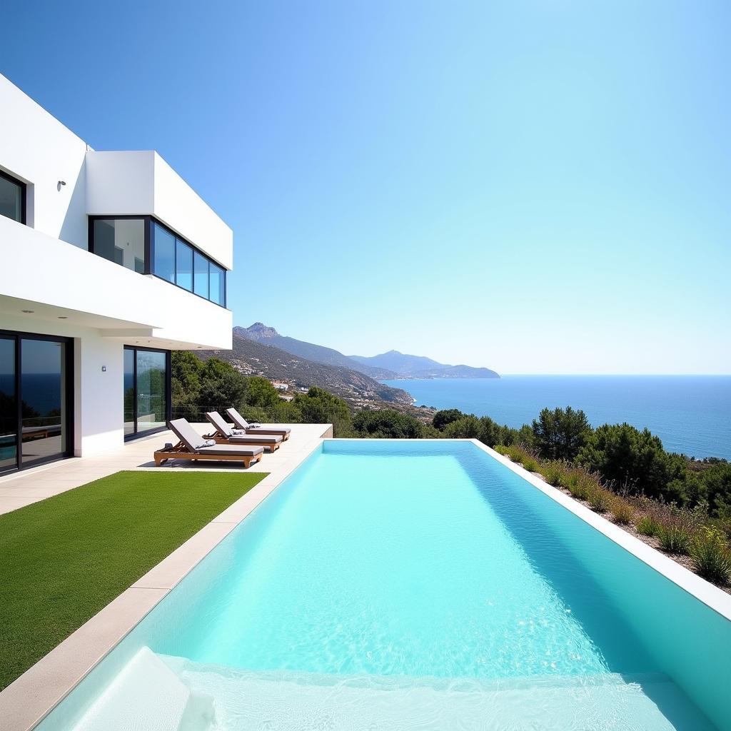 Modern beachfront villa for sale in Malaga