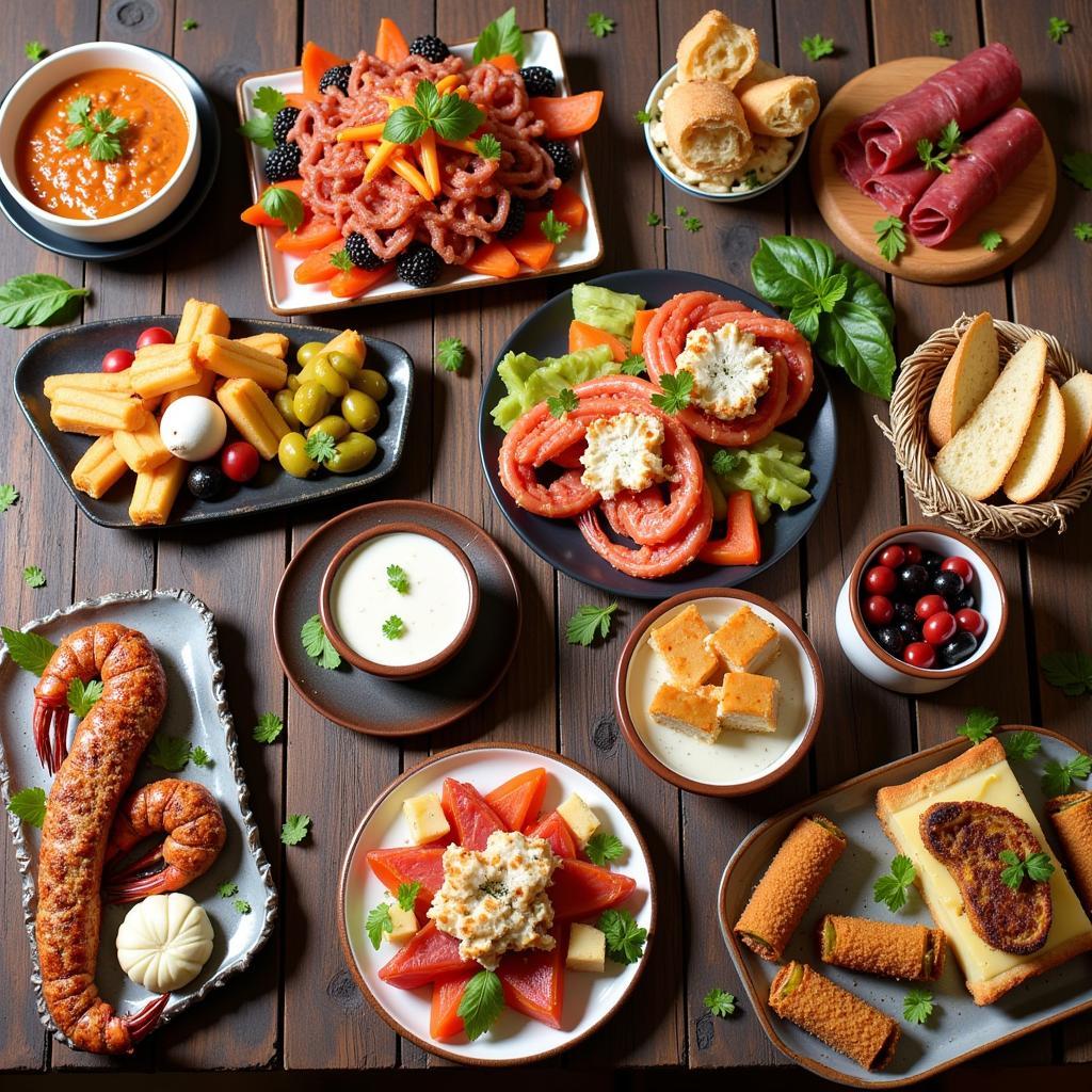 Authentic Malaga Tapas Spread