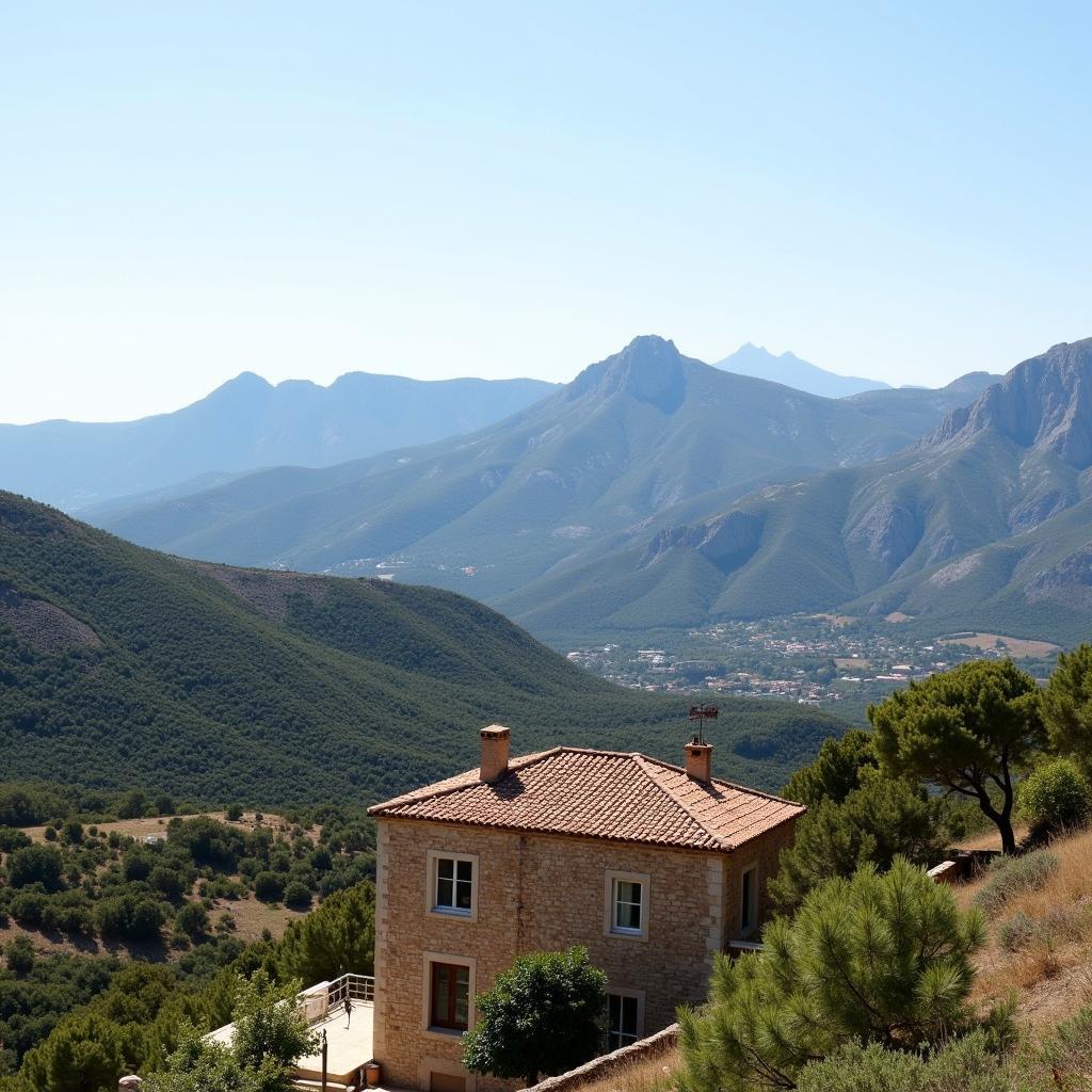 Mallorca Mountain Landscape with Aedas Home