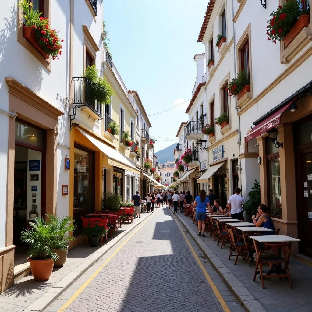 Charming Street in Marbella Old Town