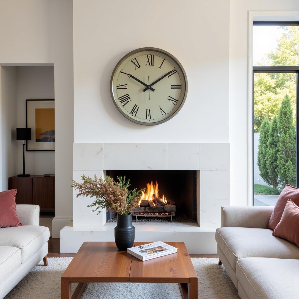 Maria Sanchez Interior Design Project Featuring Zara Home Wall Clock