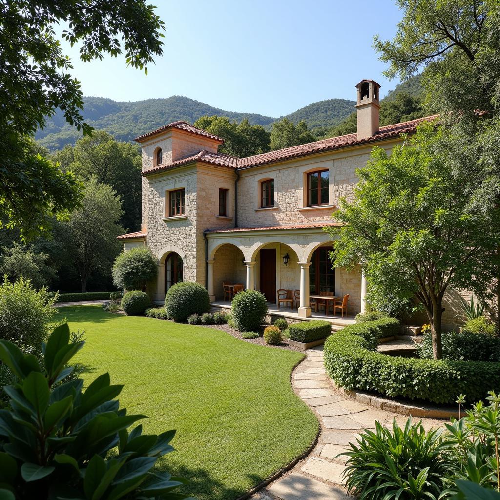 Traditional Masia Exterior in L'Home