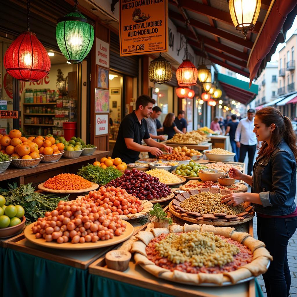 Mercado Victoria, a gourmet food market in Cordoba