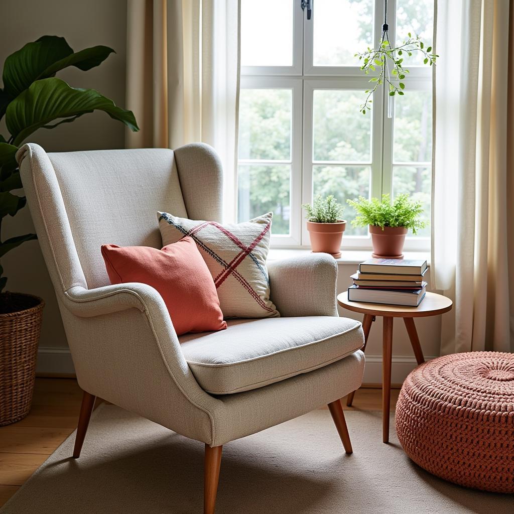 Creating a Cozy Reading Nook with a Mix of Zara Home Cushions