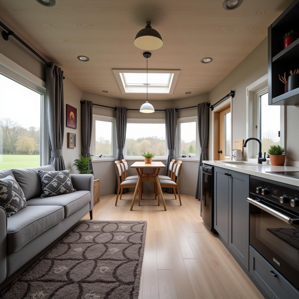 Spacious Mobil Home Interior