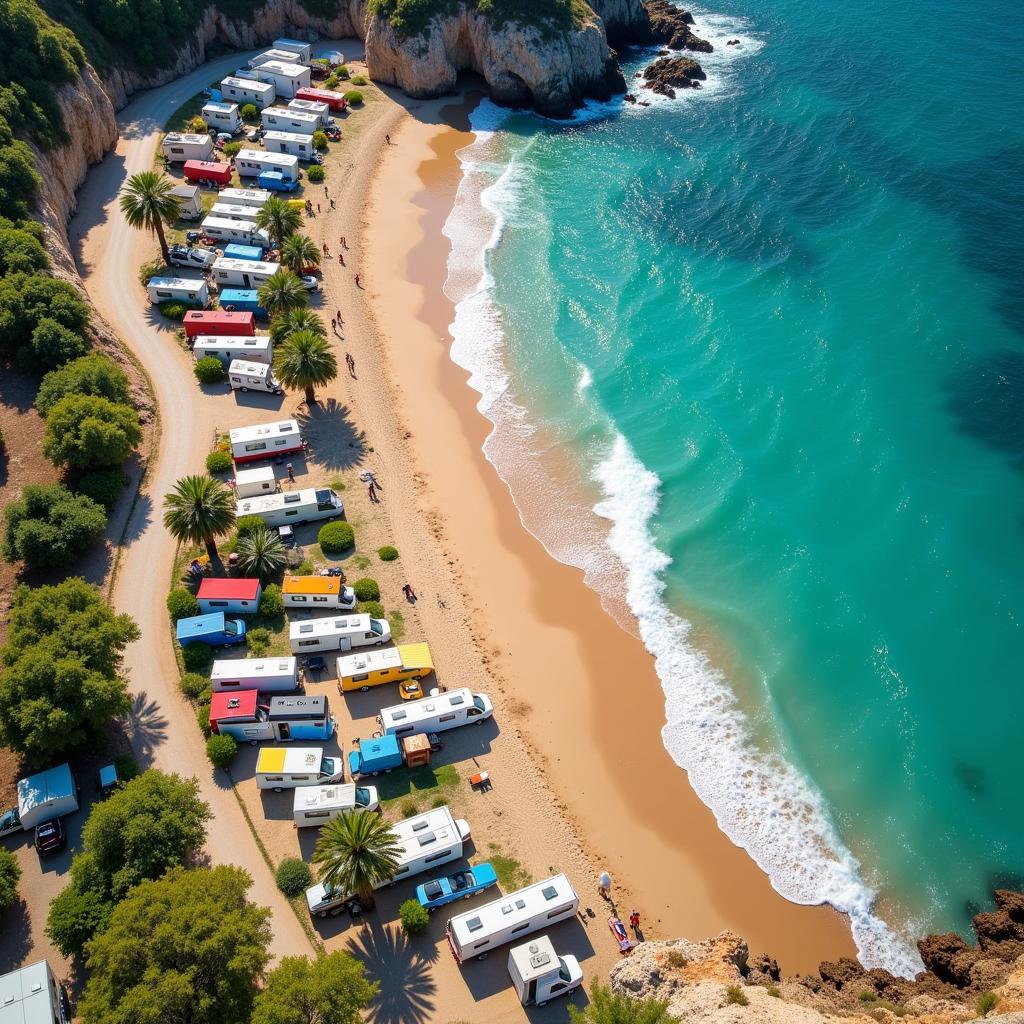 Mobile Home Campsite on Spanish Coast