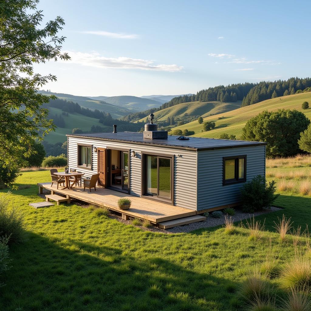 Mobile Home in the Galician Countryside