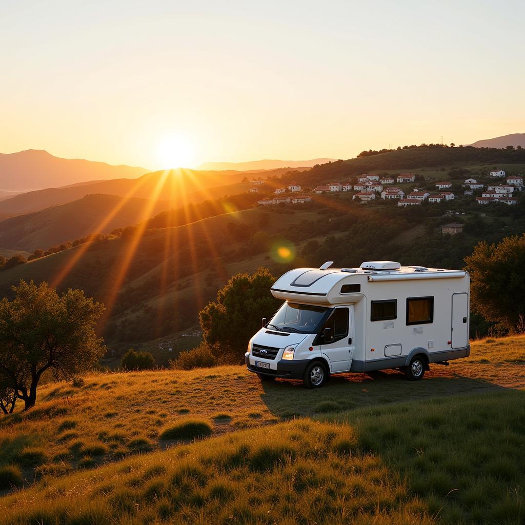 Mobile Home Inglesa in Spanish Countryside