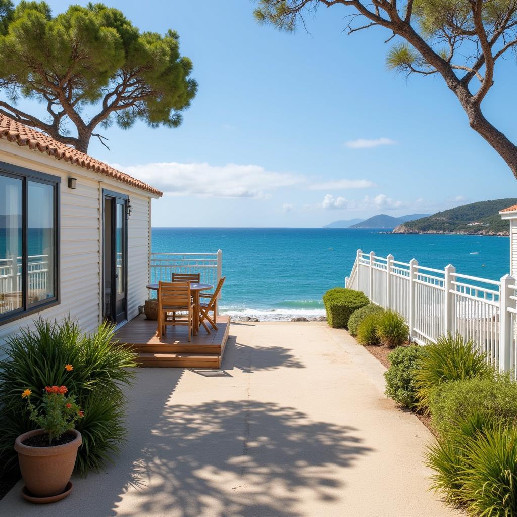 Modern Mobile Home Park Steps Away from a Spanish Beach