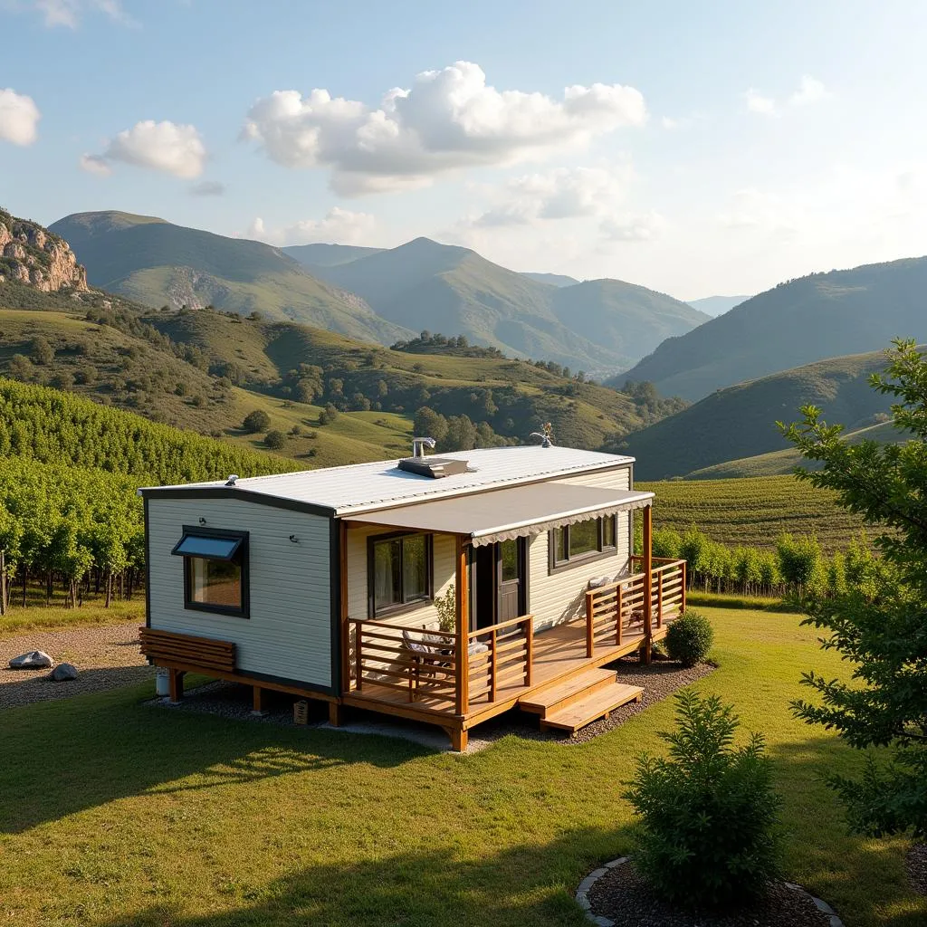 Mobile Home in the Spanish Countryside