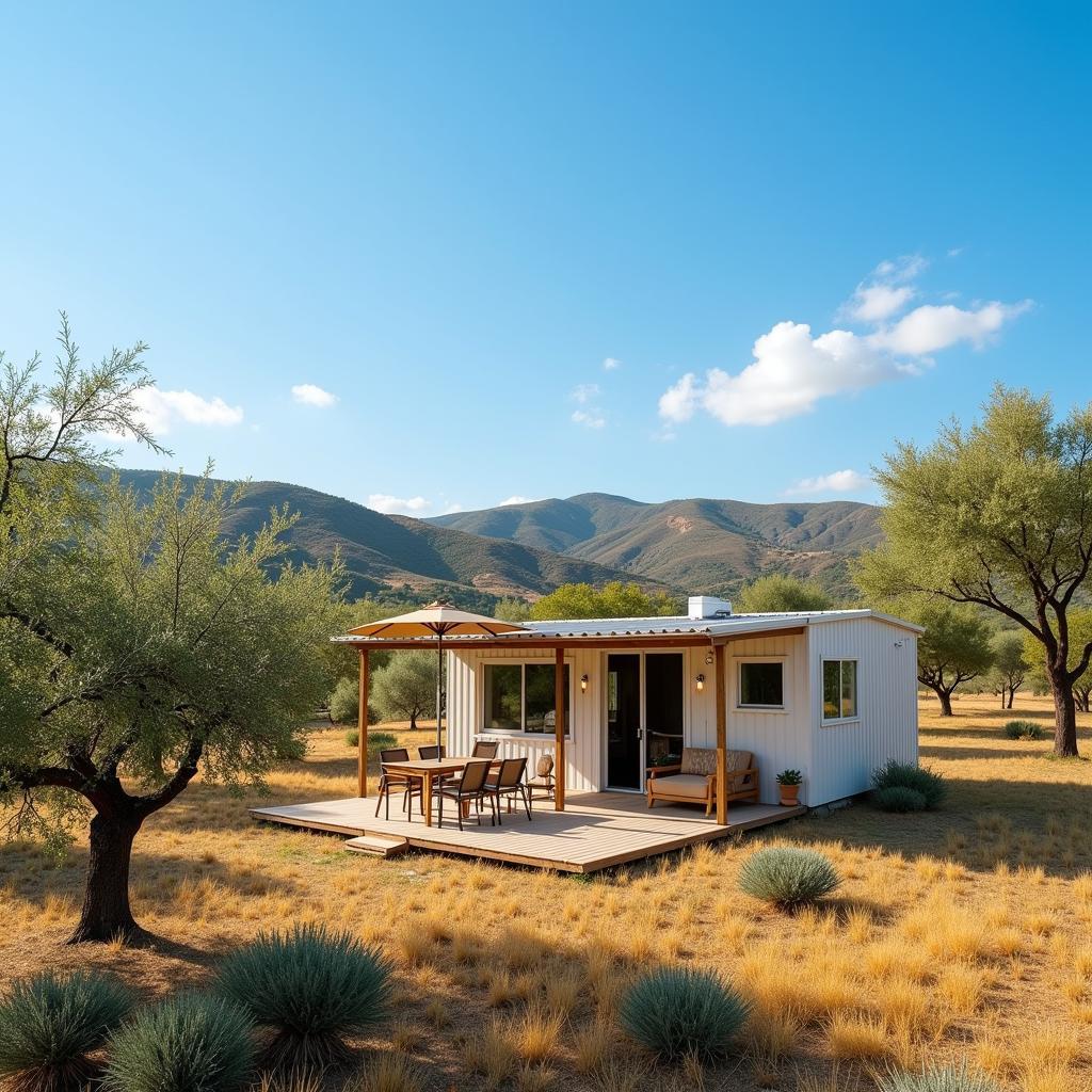 Mobile Home in the Spanish Countryside