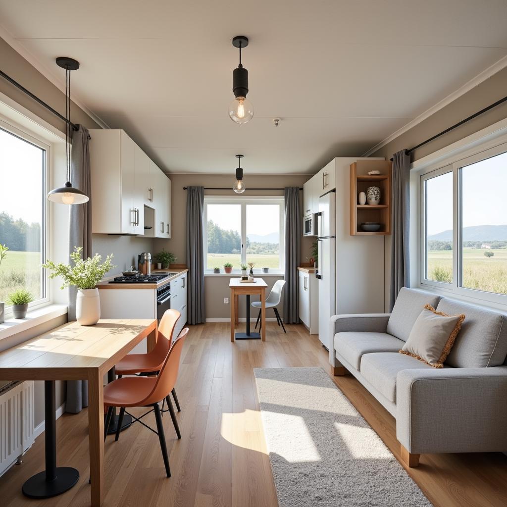 Modern Mobil Home Interior