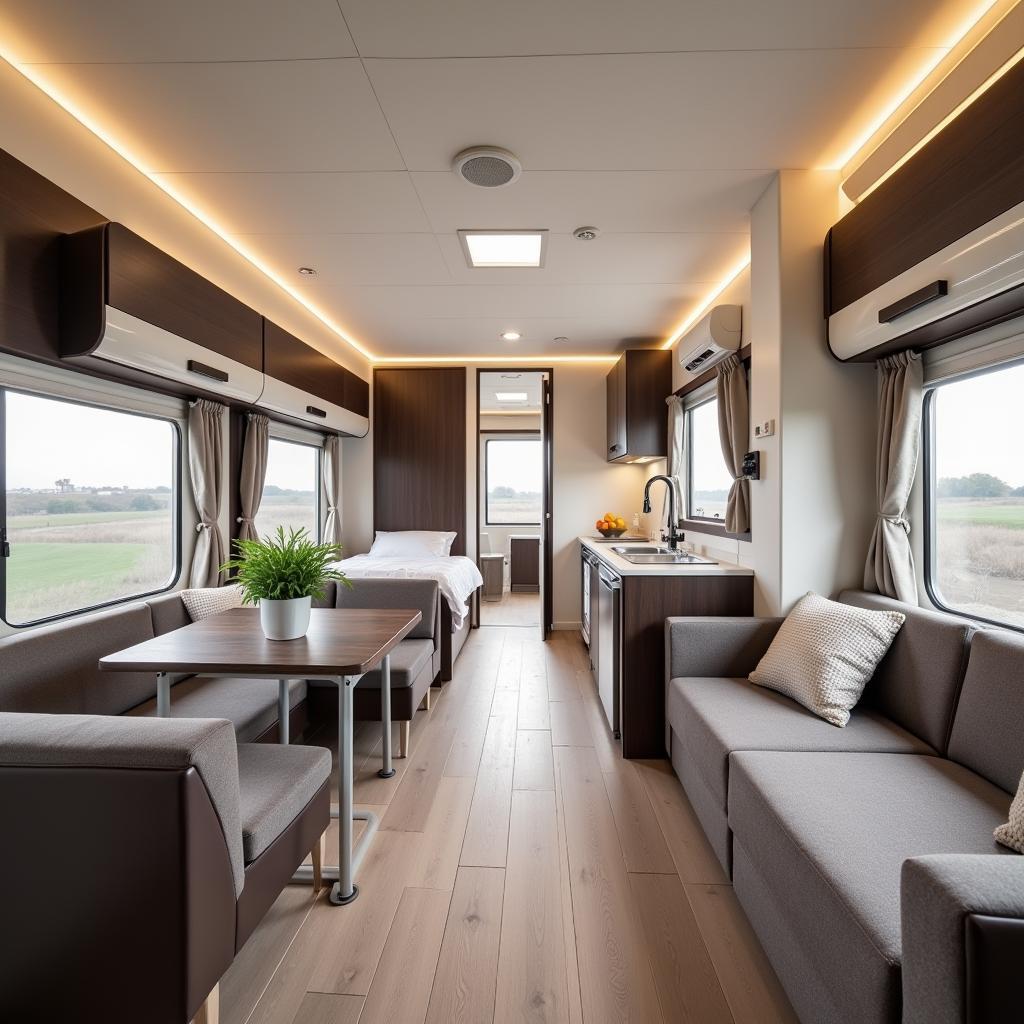 Modern Mobil Home Interior