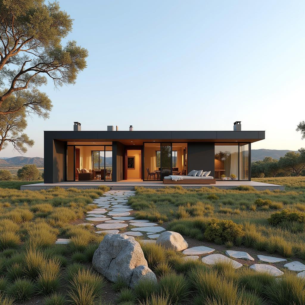 Modern Modular Home Nestled in the Spanish Countryside