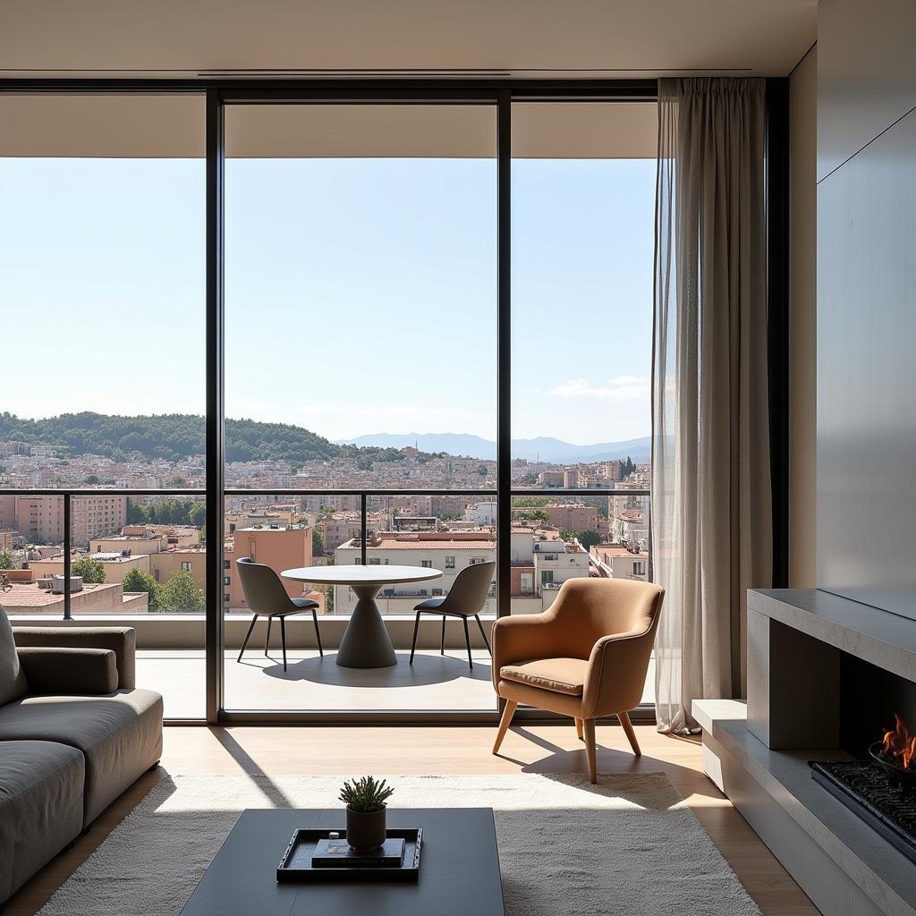 Modern Apartment with Breathtaking City Views