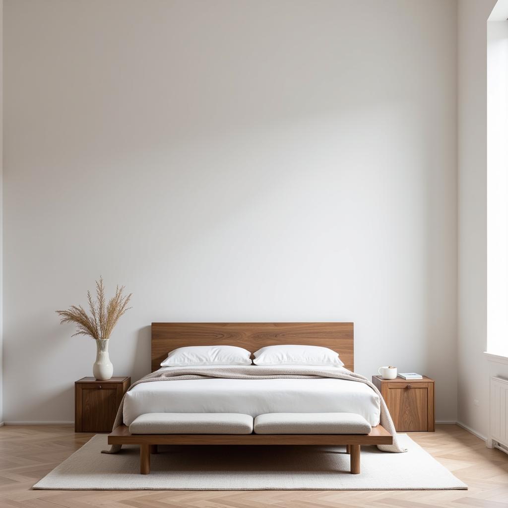 Modern Spanish Bedroom Featuring  Zara Home Banco Pie de Cama