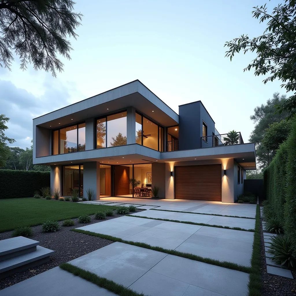 Modern Moval Home Exterior